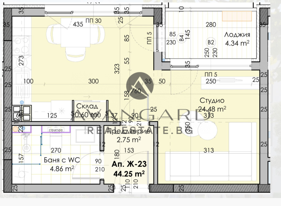 Продава 1-СТАЕН, гр. Пловдив, Остромила, снимка 5 - Апартаменти - 54281056