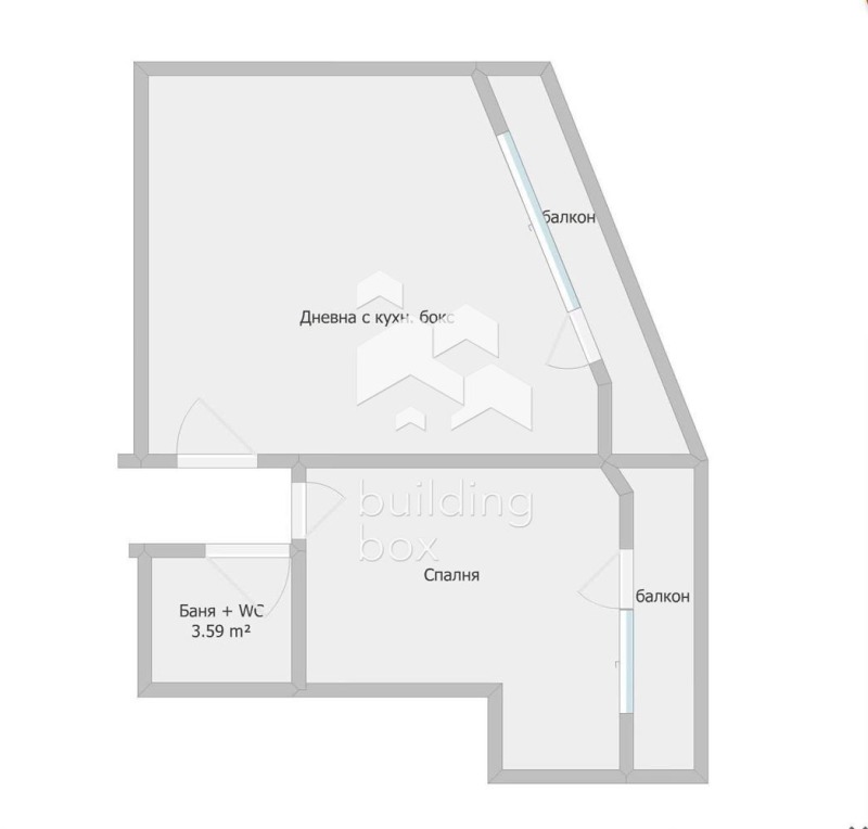 Te koop  1 slaapkamer Sofia , Karpuzitsa , 47 m² | 81381613 - afbeelding [2]