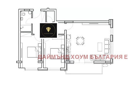 Продава 3-СТАЕН, гр. Пловдив, Младежки Хълм, снимка 2 - Aпартаменти - 48388841