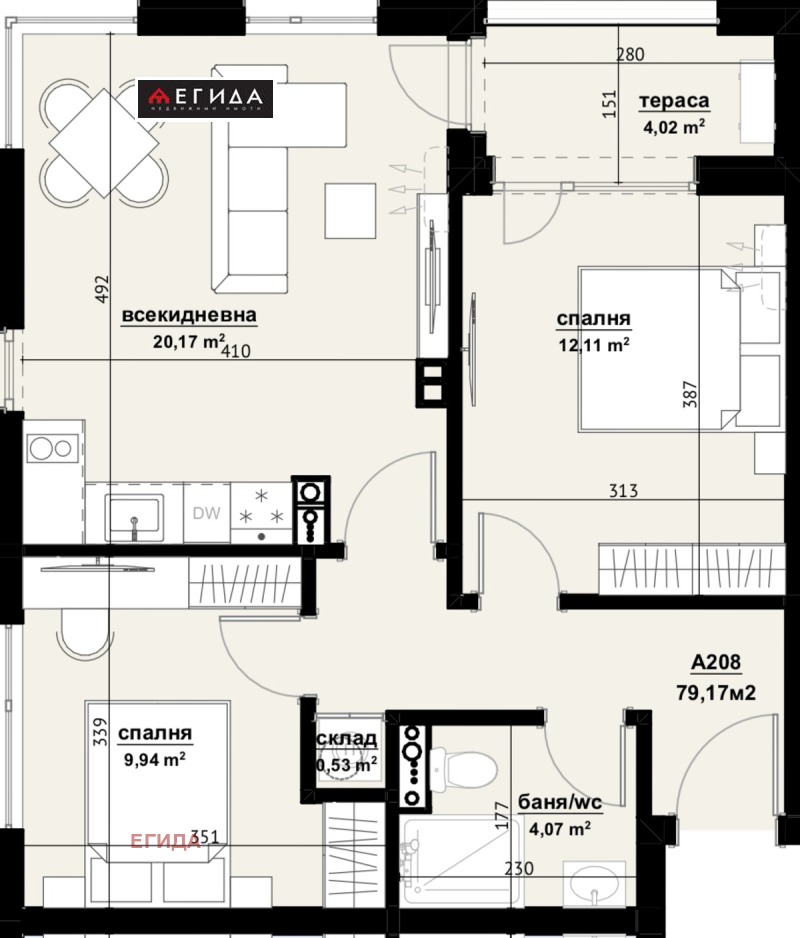 Продава 3-СТАЕН, гр. Бургас, област Бургас, снимка 2 - Апартаменти - 52647102
