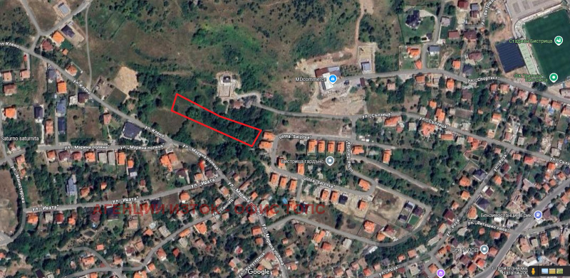 Продава ПАРЦЕЛ в град София, с. Бистрица - 3998 кв.м / 560 000 € » 1 095 264.80 лв., АГЕНЦИИ ИЗТОК - ОФИС ТОПС