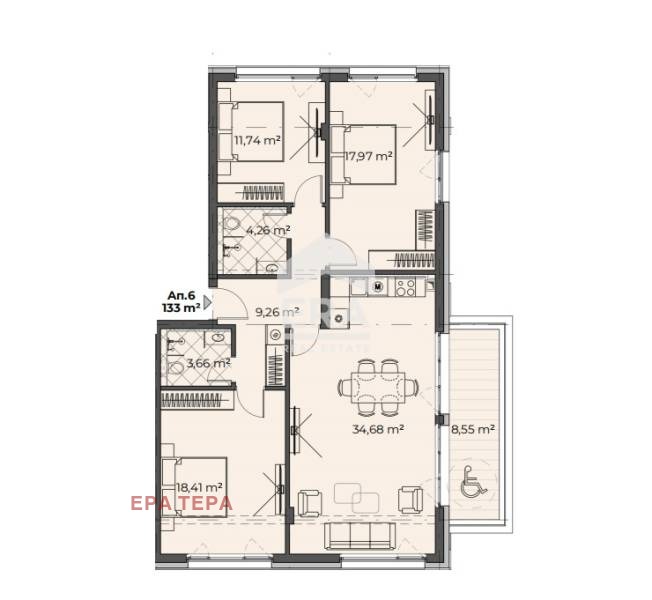Продава 4-СТАЕН, гр. София, с. Бистрица, снимка 3 - Апартаменти - 54407986