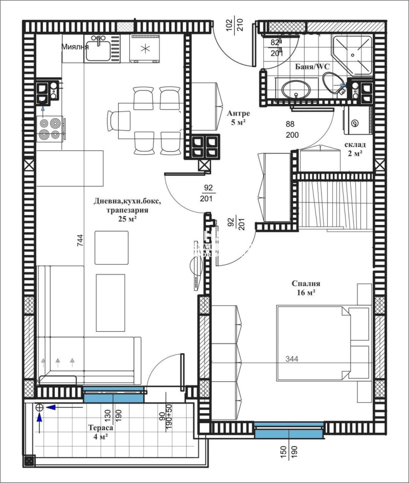 Продава 2-СТАЕН, гр. Пловдив, Христо Смирненски, снимка 3 - Апартаменти - 50106951