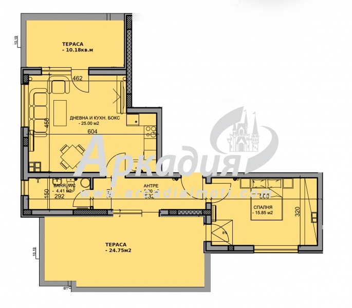 Продается  1 спальня Пловдив , Христо Смирненски , 127 кв.м | 77323407 - изображение [2]