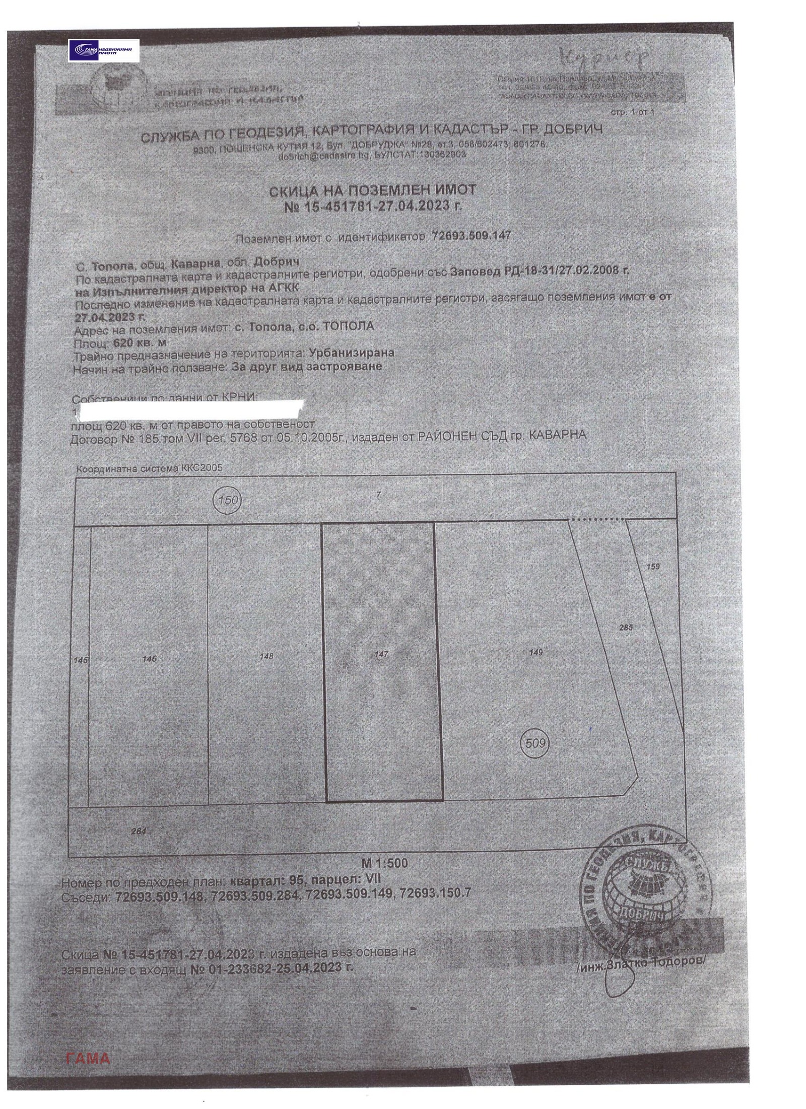 Продава ПАРЦЕЛ, с. Топола, област Добрич, снимка 2 - Парцели - 55485199