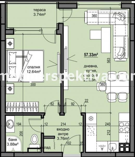Продава 2-СТАЕН, гр. Пловдив, Христо Смирненски, снимка 7 - Апартаменти - 53097130