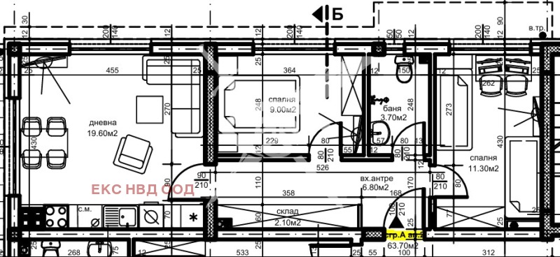 Продава 3-СТАЕН, гр. Пловдив, Христо Смирненски, снимка 1 - Aпартаменти - 49385644