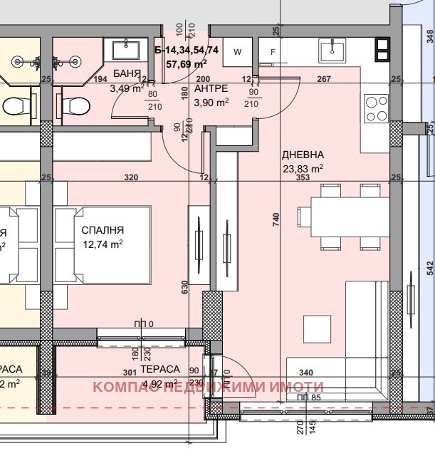Zu verkaufen  1 Schlafzimmer Warna , Wladislaw Warnentschik 1 , 64 qm | 12633876 - Bild [4]