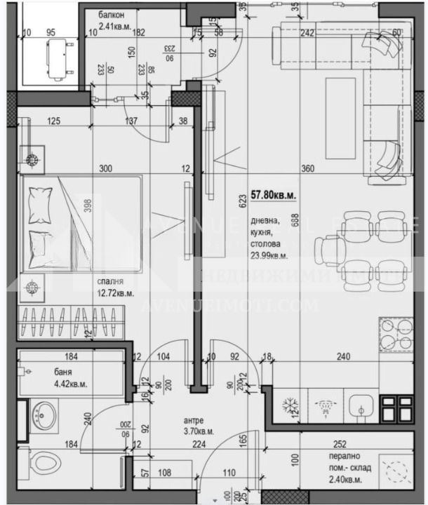Продава 2-СТАЕН, гр. Пловдив, Христо Смирненски, снимка 13 - Апартаменти - 52546548