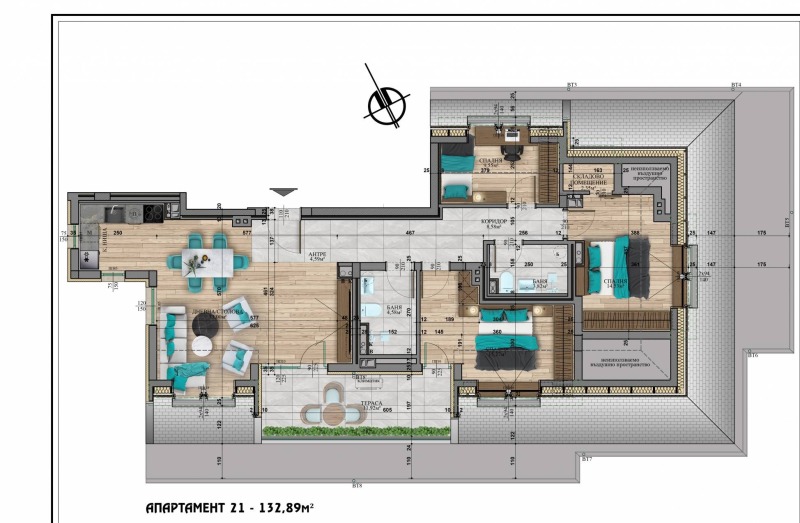 Zu verkaufen  3 Schlafzimmer Sofia , Studentski grad , 155 qm | 53184189 - Bild [3]