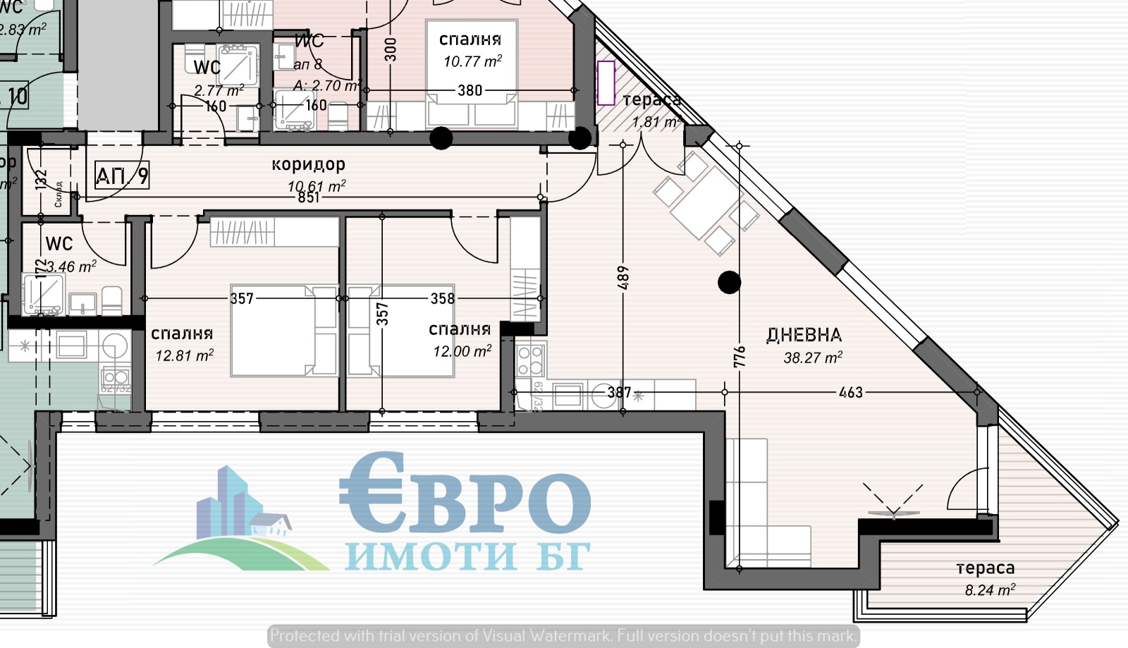 Продава 3-СТАЕН, гр. Стара Загора, Била, снимка 2 - Апартаменти - 44127954