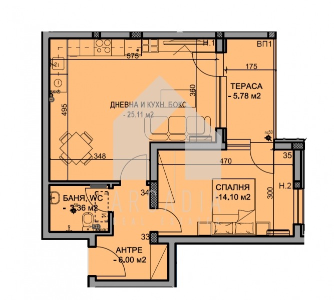 Продава 2-СТАЕН, гр. Пловдив, Христо Смирненски, снимка 3 - Апартаменти - 54612206