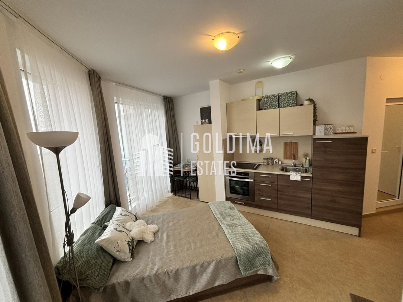 Продава 1-СТАЕН, гр. Ахелой, област Бургас, снимка 2 - Апартаменти - 54210247