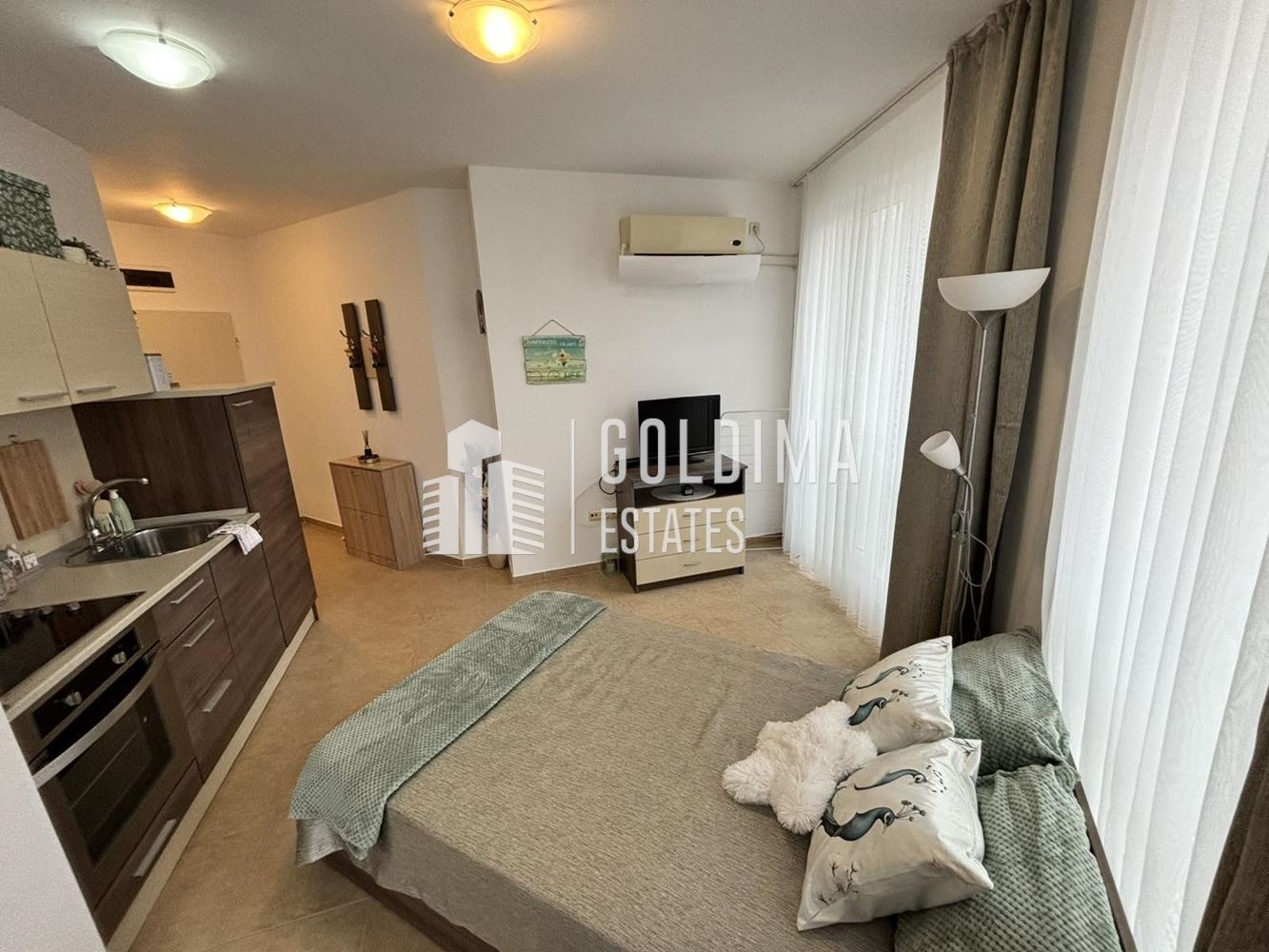 Продава 1-СТАЕН, гр. Ахелой, област Бургас, снимка 5 - Апартаменти - 54210247