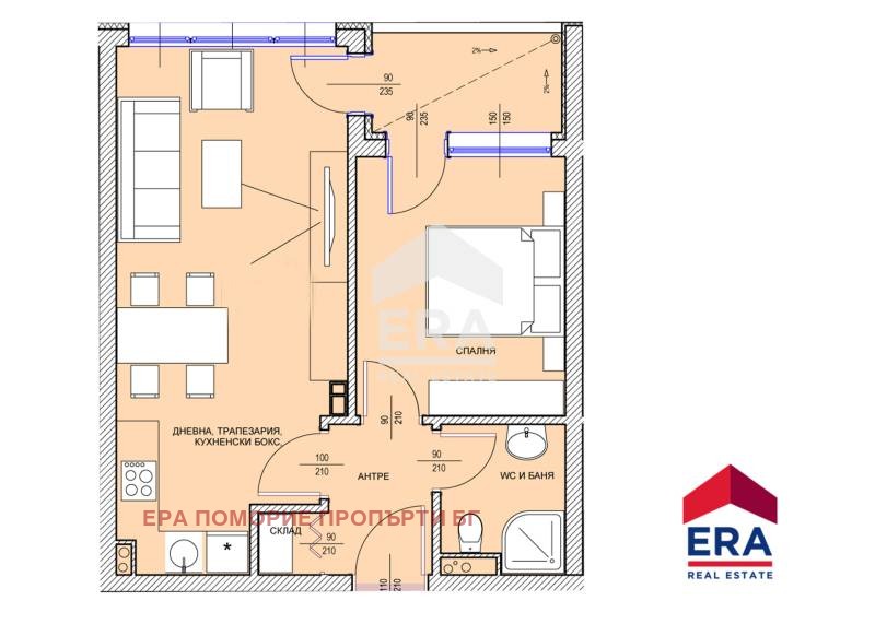 Продава  2-стаен област Бургас , гр. Поморие , 64 кв.м | 86870477 - изображение [3]