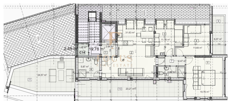 En venta  3 dormitorios Plovdiv , Komatevo , 177 metros cuadrados | 41622952