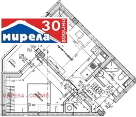 1 bedroom Slaviya, Sofia 1