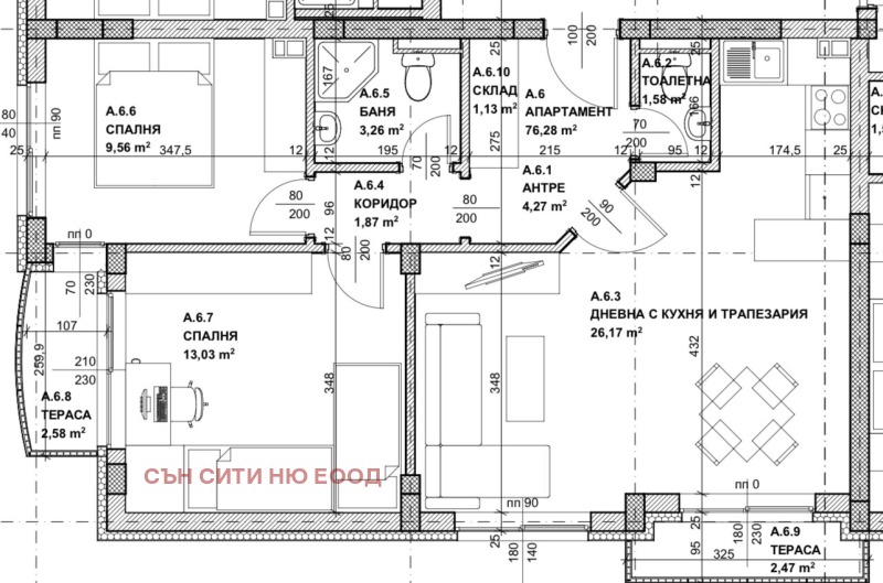 Продава 3-СТАЕН, гр. София, Кръстова вада, снимка 6 - Aпартаменти - 47243899