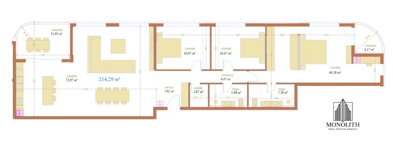 Продаја  3 спаваће собе Варна , Трошево , 255 м2 | 56490381 - слика [2]