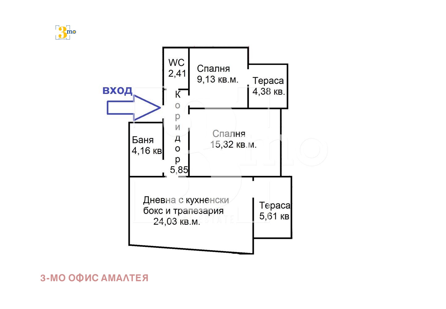 Продава 3-СТАЕН, гр. София, Банишора, снимка 2 - Апартаменти - 51920603