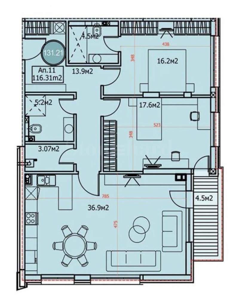 Продава 3-СТАЕН, гр. София, Драгалевци, снимка 2 - Апартаменти - 53260494