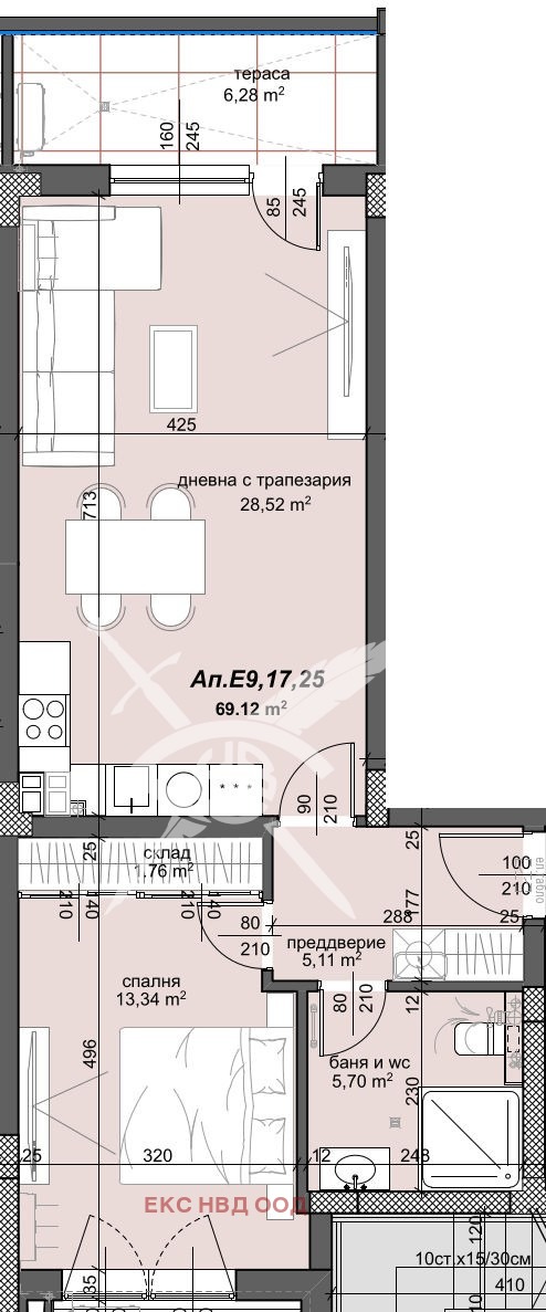 Продава 2-СТАЕН, гр. Пловдив, Тракия, снимка 1 - Aпартаменти - 47437745