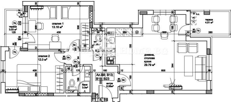 Продава 3-СТАЕН, гр. Пловдив, Кючук Париж, снимка 2 - Aпартаменти - 49314125