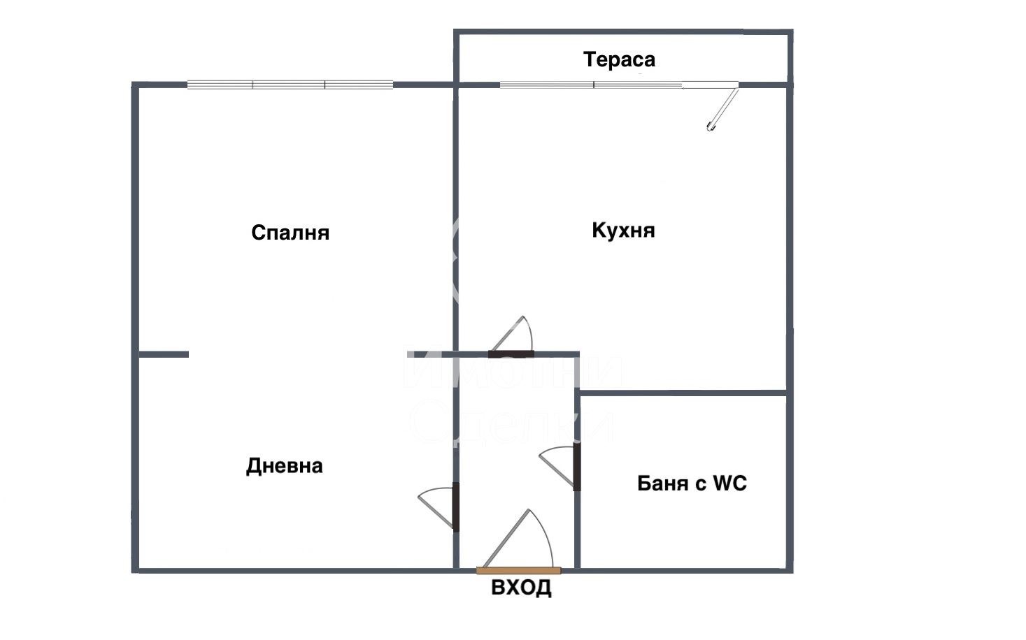 Продава 1-СТАЕН, гр. София, Банишора, снимка 11 - Апартаменти - 56116279