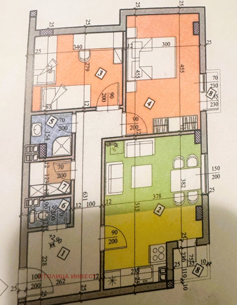 Продава 3-СТАЕН в град Русе, Център - 90 кв.м / 152 200 € » 297 677.33 лв., СТОЛИЦА ИНВЕСТ
