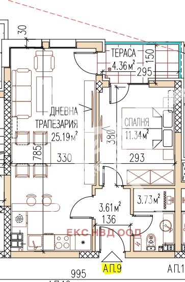 Продава  2-стаен град Пловдив , Остромила , 65 кв.м | 13569638