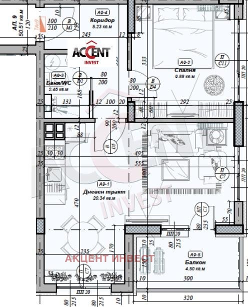 Продава 2-СТАЕН, гр. Варна, Бриз, снимка 7 - Апартаменти - 52333014