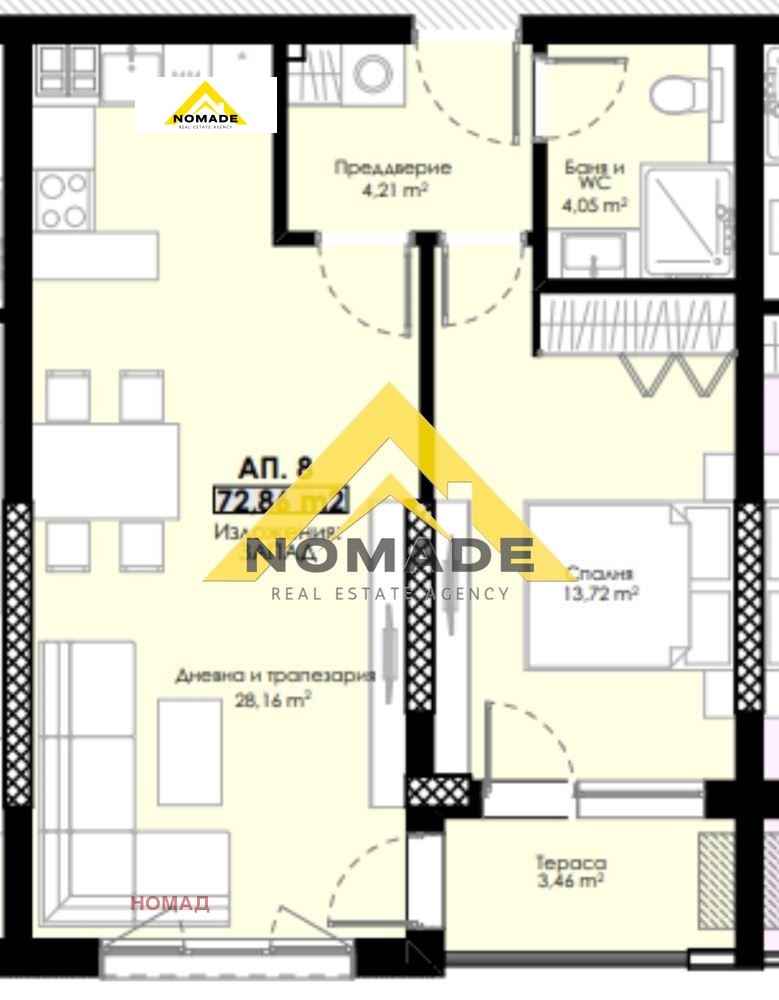 Продава 2-СТАЕН, гр. Пловдив, Христо Смирненски, снимка 6 - Апартаменти - 53887018