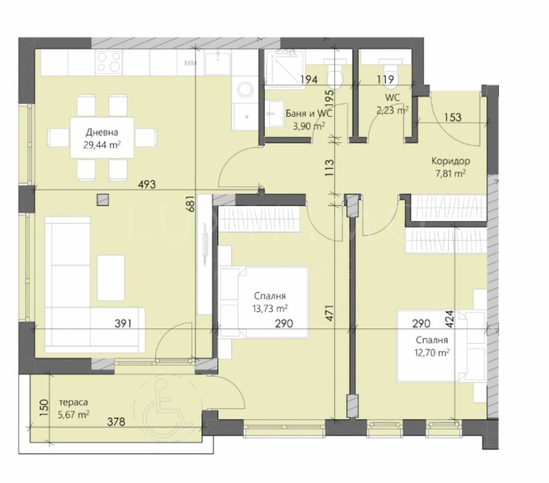 For Sale  2 bedroom Plovdiv , Karshiyaka , 110 sq.m | 55367928 - image [8]