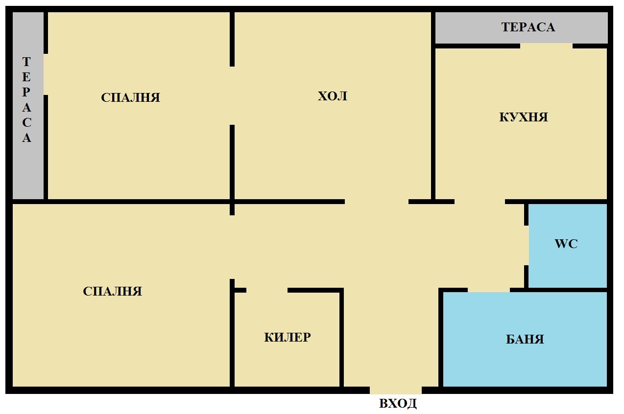 Продава 3-СТАЕН, гр. Монтана, Младост 2, снимка 6 - Апартаменти - 53737142