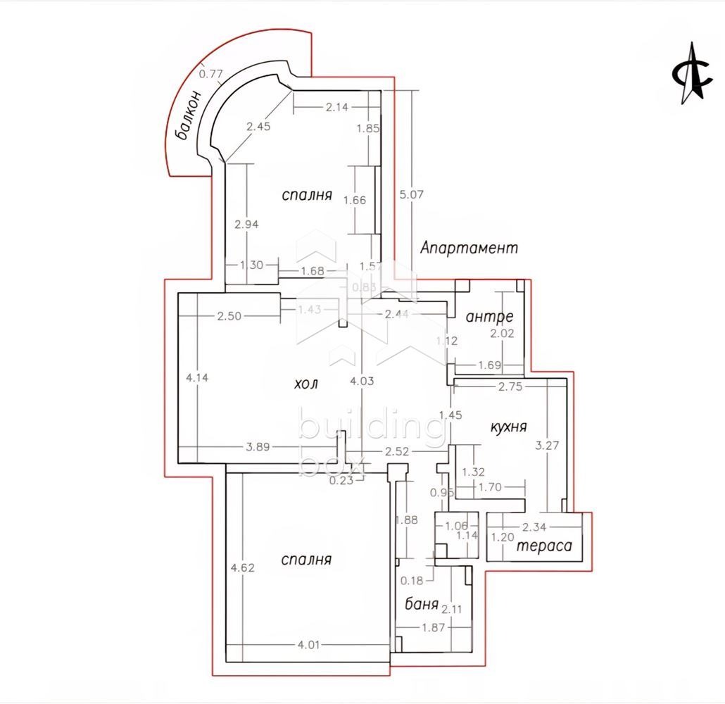Продава 3-СТАЕН, гр. София, Център, снимка 14 - Апартаменти - 54640016