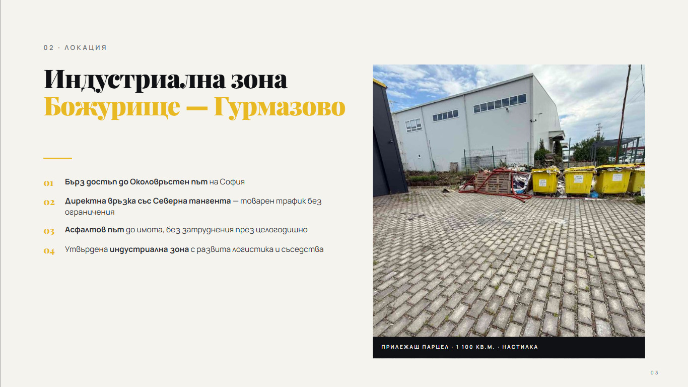 Продава БИЗНЕС ИМОТ, гр. Божурище, област София област, снимка 2 - Други - 55811346