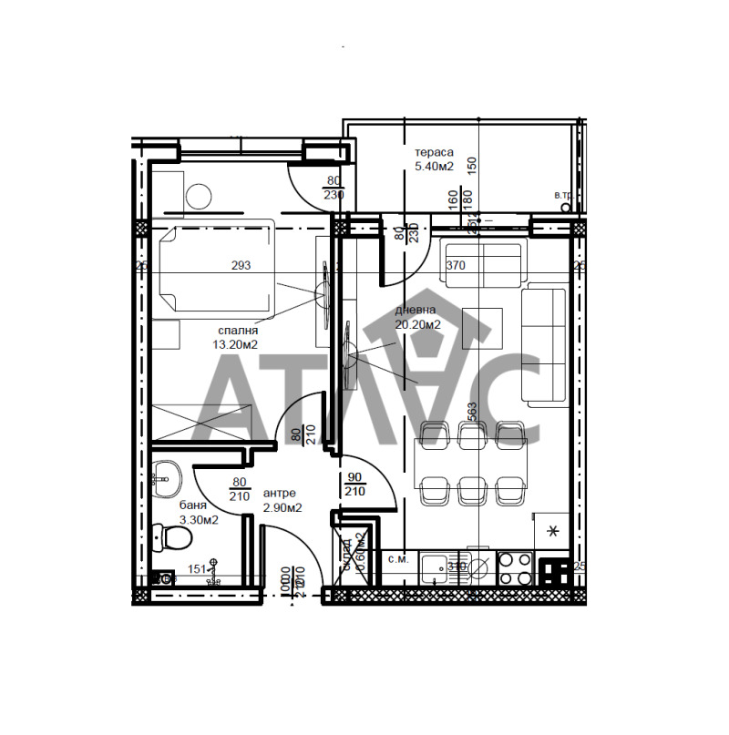 À vendre  1 chambre Plovdiv , Belomorski , 60 m² | 64231468