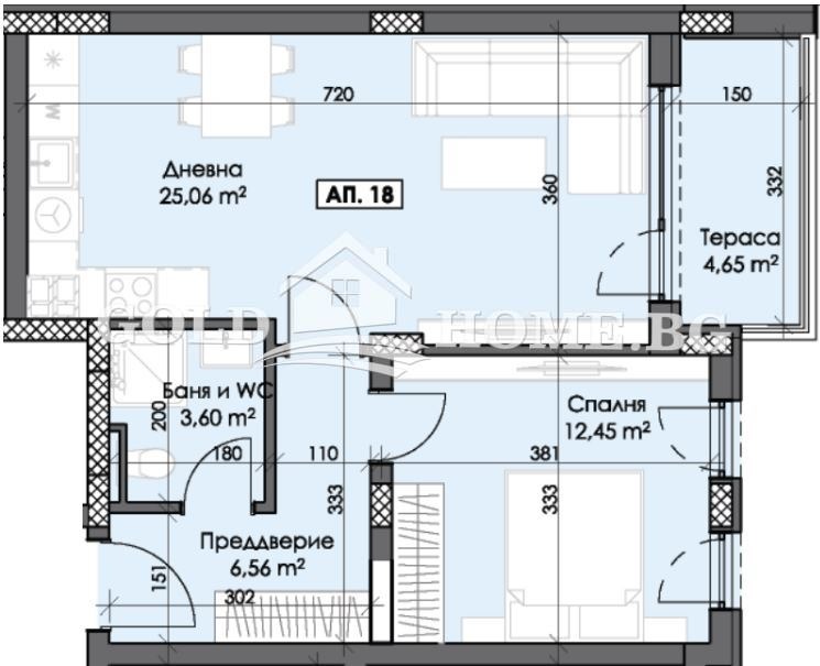 Til salg  1 soveværelse Plovdiv , Trakiya , 66 kvm | 95287803 - billede [7]