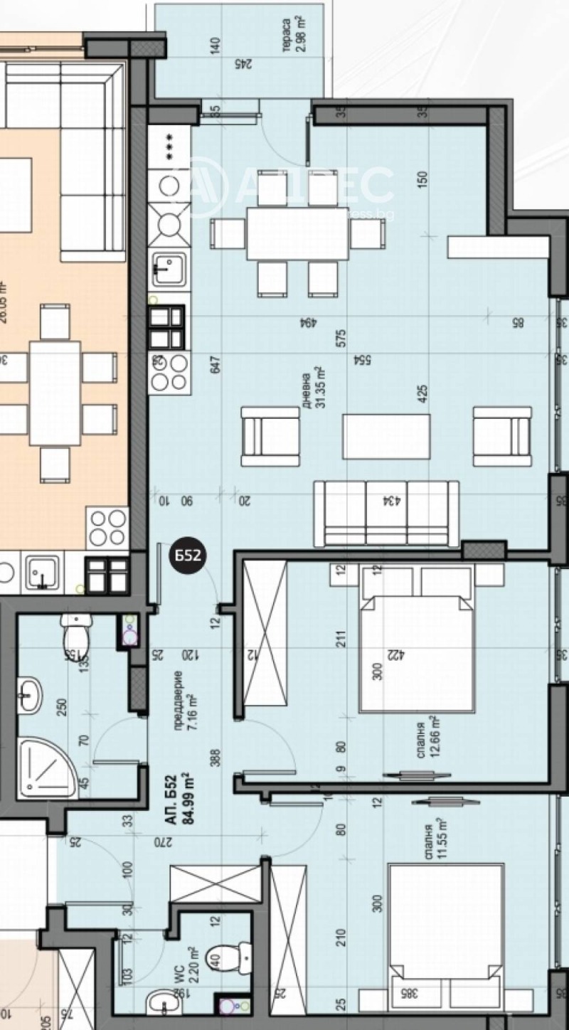 Продава 3-СТАЕН, гр. София, Люлин 5, снимка 2 - Апартаменти - 51349234