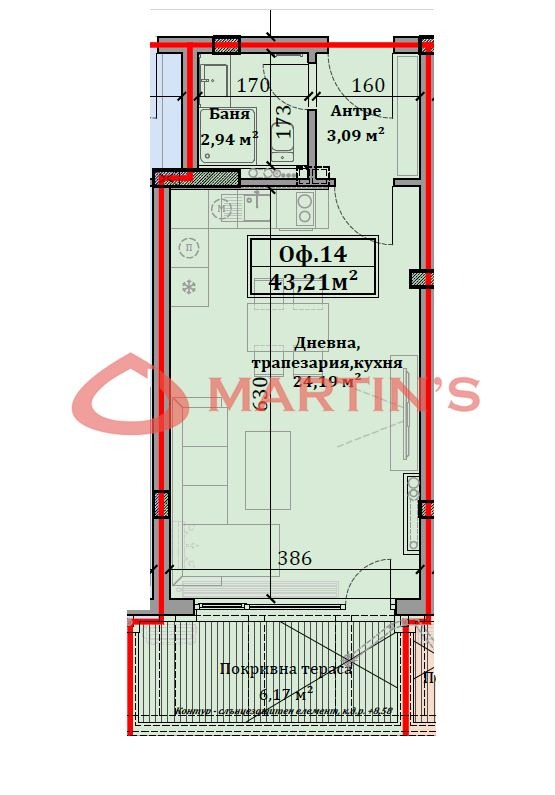 Na prodej  Studio Sofia , Malinova dolina , 53 m2 | 10731484 - obraz [2]