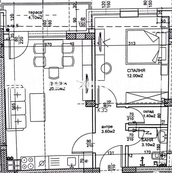 Na sprzedaż  1 sypialnia Plowdiw , Trakija , 60 mkw | 58309774 - obraz [10]