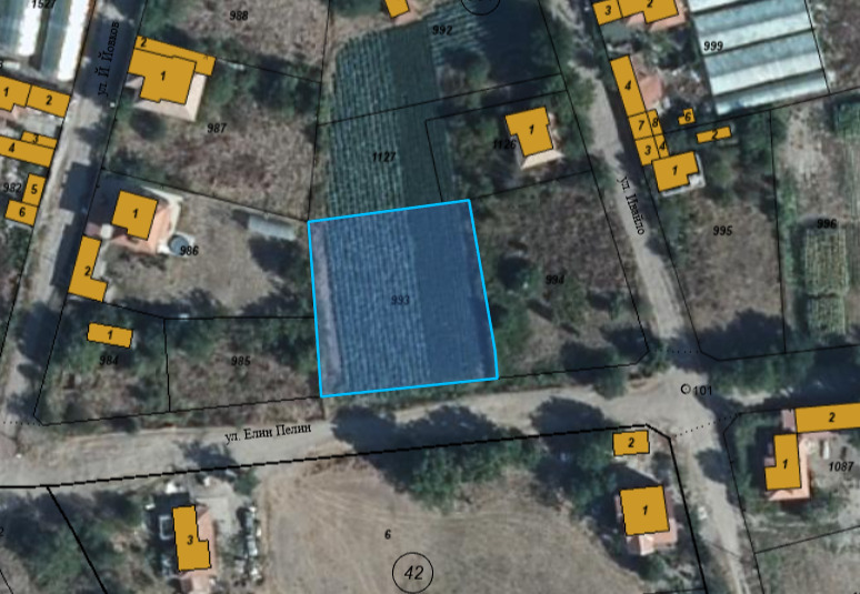 Продава ПАРЦЕЛ, с. Граф Игнатиево, област Пловдив, снимка 2 - Парцели - 54052849