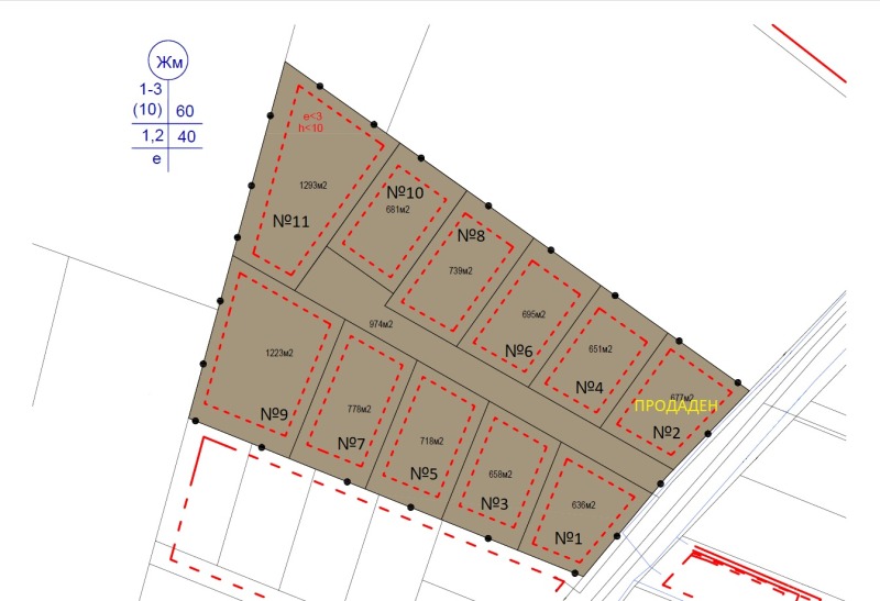 Продава ПАРЦЕЛ, гр. Хасково, Младежки хълм, снимка 1 - Парцели - 47203521