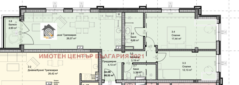 De vânzare  2 dormitoare Sofia , Ovcia cupel , 106 mp | 84701223