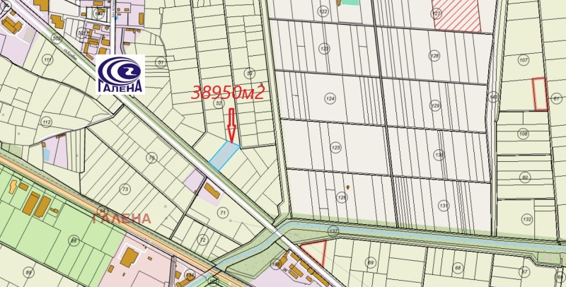 Til salg  Grund region Plovdiv , Tsaratsovo , 3850 kvm | 78504299