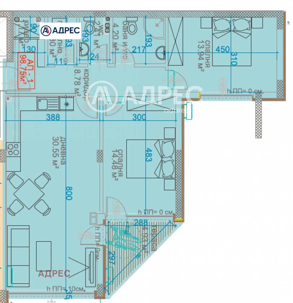 Продава 3-СТАЕН, гр. Варна, Виница, снимка 2 - Апартаменти - 54268429