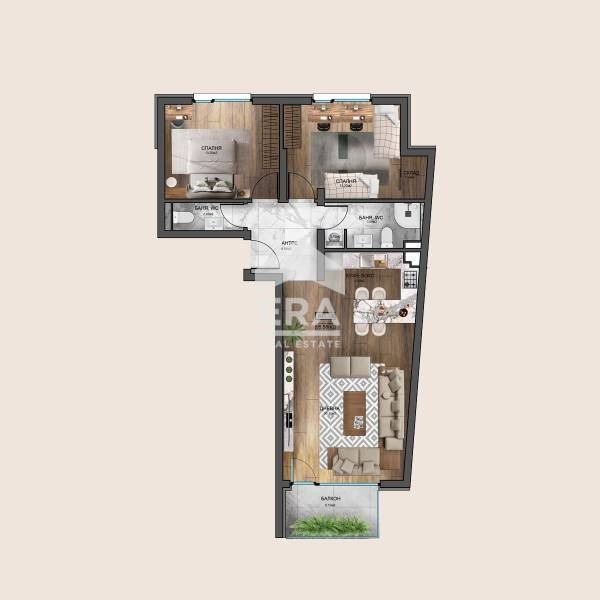 In vendita  2 camere da letto Sofia , Nadegda 2 , 111 mq | 56422061 - Immagine [2]