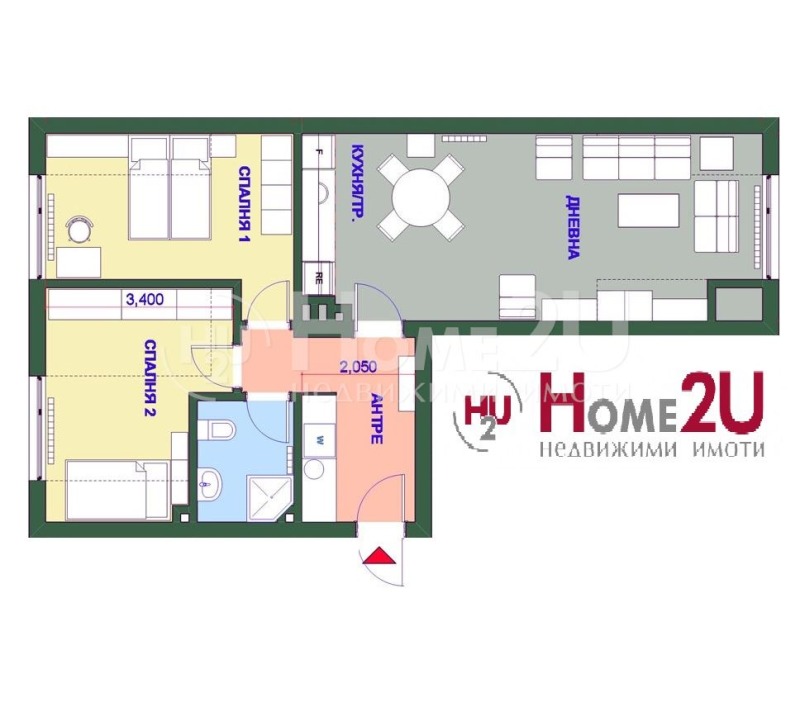 In vendita  2 camere da letto Sofia , Borovo , 80 mq | 31398068 - Immagine [11]