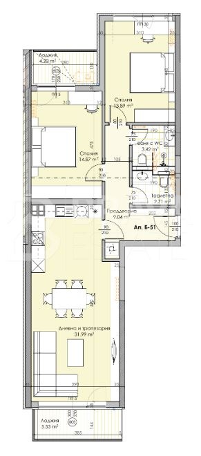 Продава 3-СТАЕН, гр. Пловдив, Кършияка, снимка 3 - Апартаменти - 52635692
