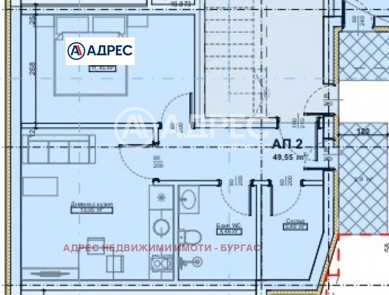 Продава 2-СТАЕН, гр. Приморско, област Бургас, снимка 3 - Aпартаменти - 47588392